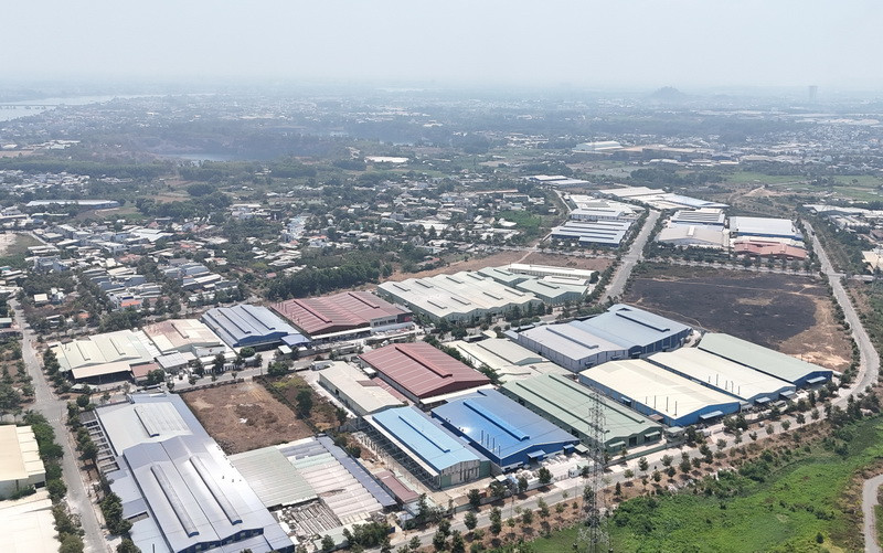 Toàn cảnh Cụm công nghiệp gốm sứ Tân Hạnh, tỉnh Đồng Nai.