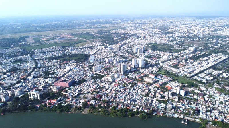 Một góc thành phố Biên Hòa, nơi sẽ là trung tâm hành chính của tỉnh Đồng Nai sau khi sáp nhập.
