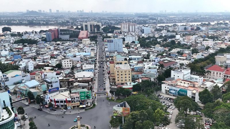 Một góc thành phố Biên Hòa, tỉnh Đồng Nai.