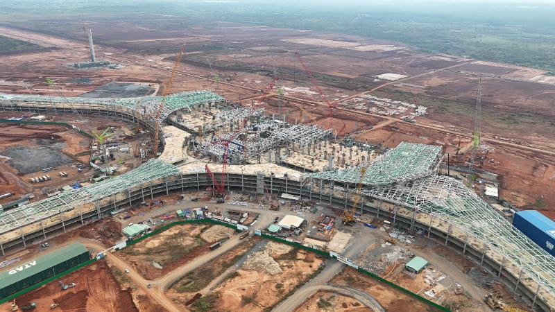 Nhà ga hành khách được xem là "trái tim" giai đoạn 1 dự án sân bay Long Thành.
