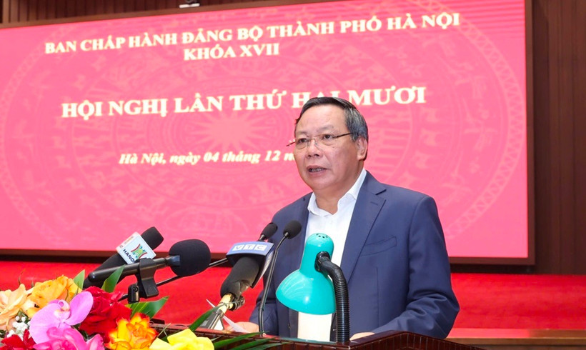 Phó Bí thư Thường trực Thành ủy Hà Nội Nguyễn Văn Phong quán triệt tư tưởng, quan điểm chỉ đạo của Đảng và của Tổng Bí thư Tô Lâm về Kỷ nguyên phát triển mới - Kỷ nguyên vươn mình của dân tộc Việt Nam.