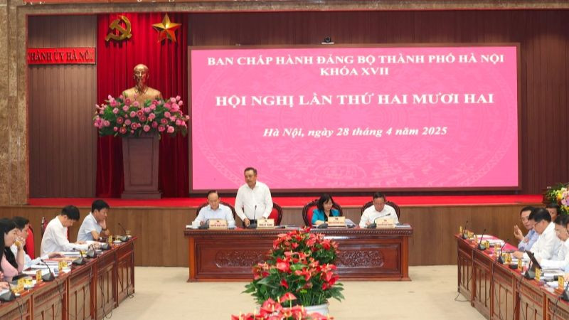 Quang cảnh hội nghị chiều 28/4.