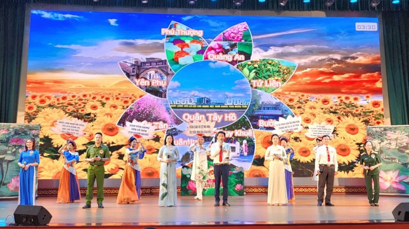 Phần thi của quận Tây Hồ.