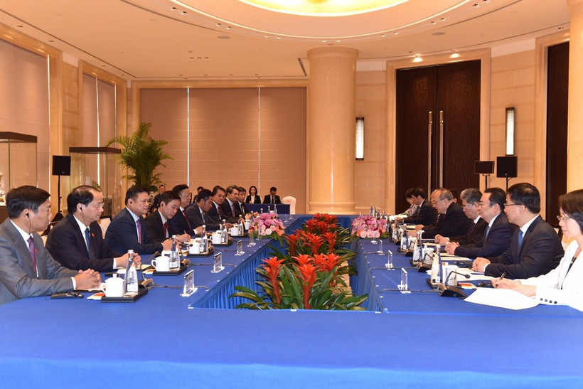 Quang cảnh buổi hội đàm.