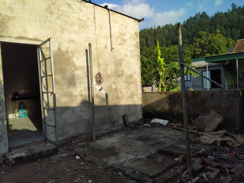 Hiện trường vụ nổ.