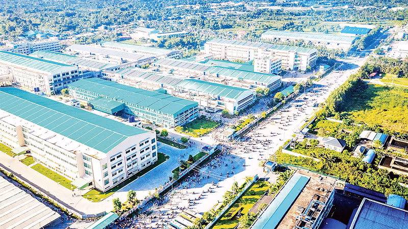 Khu công nghiệp Tân Phú Thạnh (huyện Châu Thành A, tỉnh Hậu Giang).