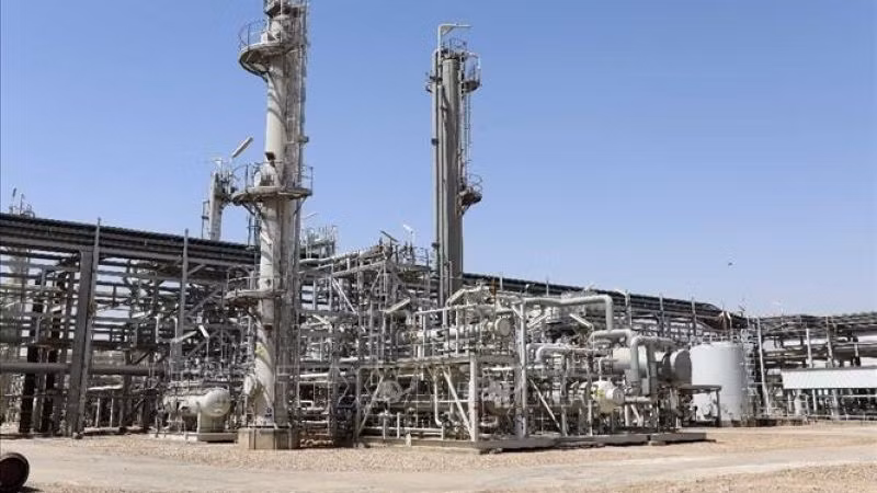 Nhà máy lọc dầu tại tỉnh Wasit, Iraq. (Ảnh: THX/TTXVN)