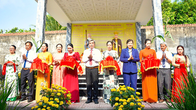 Lễ cắt băng khánh thành Nhà thờ Y tổ.