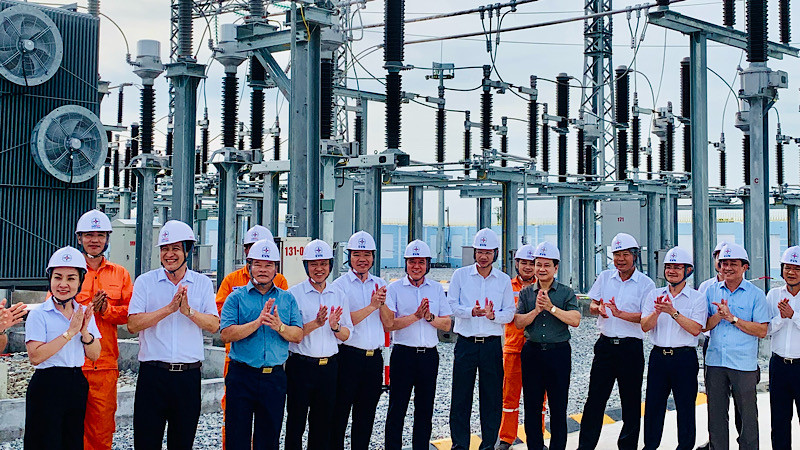 Đóng điện thành công Dự án đường dây và trạm biến áp 110kV Kiến Thụy - một công trình hạ tầng điện quan trọng của thành phố Cảng.