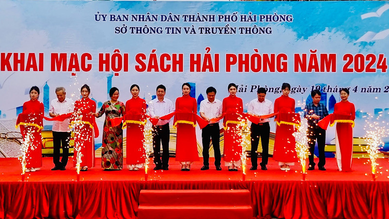 Khai mạc Hội Sách Hải Phòng năm 2024.