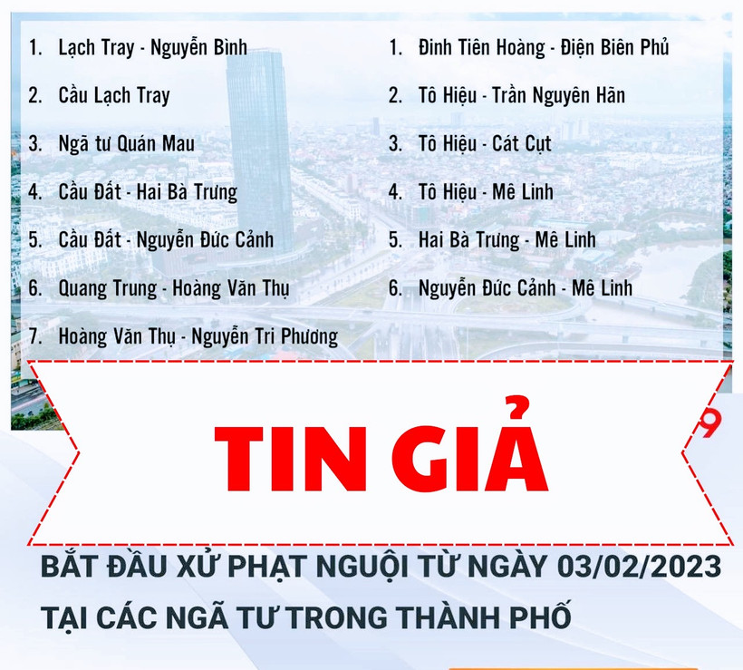 Thông tin giả mạo, sai sự thật được doanh nghiệp đưa lên mạng xã hội.