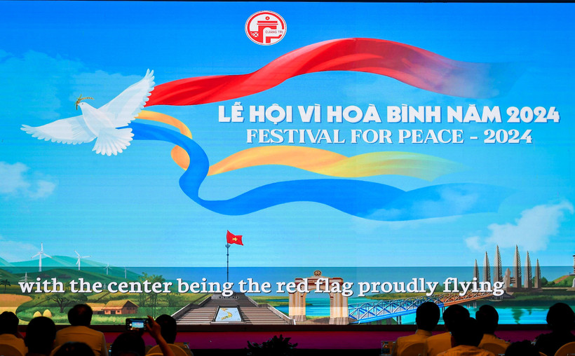 Quang cảnh buổi họp báo công bố chương trình Lễ hội Vì hòa bình 2024. Ảnh: Thành Đạt.