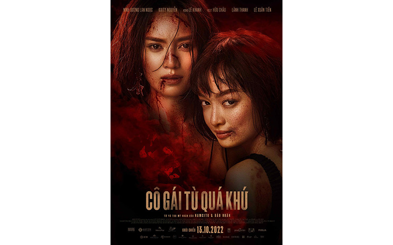 Poster phim Cô gái từ quá khứ (đạo diễn NamCito và Bảo Nhân, năm 2022), được xếp vào thể loại phim "bí ẩn, hồi hộp, tâm lý" và dán nhãn C18. Nguồn: CGV.vn