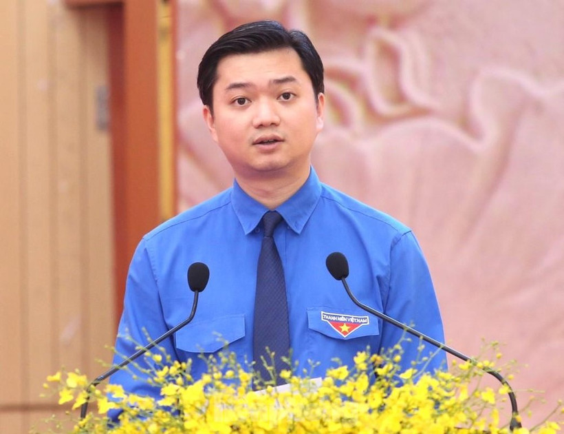 Anh Nguyễn Minh Triết - Bí thư Trung ương Đoàn TNCS Hồ Chí Minh, Chủ tịch Trung ương Hội Sinh viên Việt Nam. 