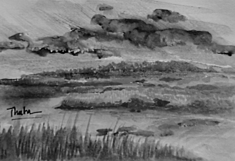 Ra đồng gặp một người