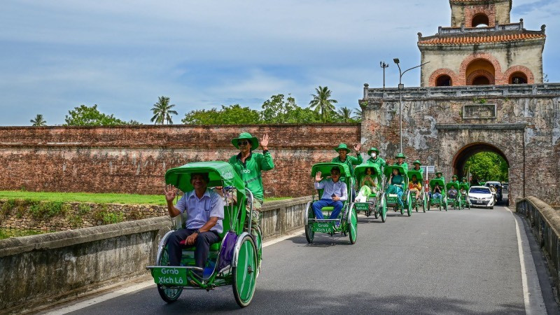 Grab đã triển khai dịch vụ Grab xích lô tại thành phố Huế từ giữa tháng 8/2025.
