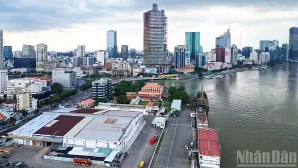 Phương án quy hoạch tổng mặt bằng Khu vực Cảng Nhà Rồng-Khánh Hội, mở rộng Khu di tích-Bảo tàng Hồ Chí Minh được Thành phố thông qua trên tổng diện tích khu đất khoảng 39,51ha. (Ảnh: THẾ ANH)