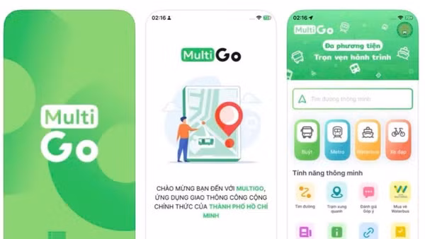 MultiGo hỗ trợ người dùng tìm kiếm hành trình tối ưu trong lộ trình di chuyển kết hợp giữa xe buýt, hệ thống đường sắt đô thị (metro), xe đạp công cộng. (Ảnh: QUÝ HIỀN)