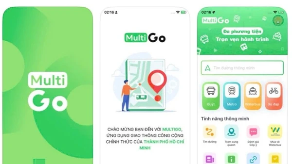 MultiGo hỗ trợ người dùng tìm kiếm hành trình tối ưu trong lộ trình di chuyển kết hợp giữa xe buýt, hệ thống đường sắt đô thị (metro), xe đạp công cộng. (Ảnh: QUÝ HIỀN)