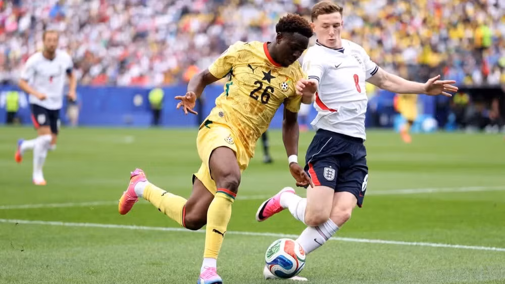 Đội tuyển Ghana thi đấu kiên cường để chia điểm cùng Anh. (Ảnh: FIFA)