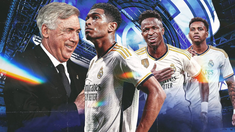 Ancelotti từng gặp khó dù sở hữu ngôi sao tấn công của Brazil. Ảnh: (RMFC) 3.jpg