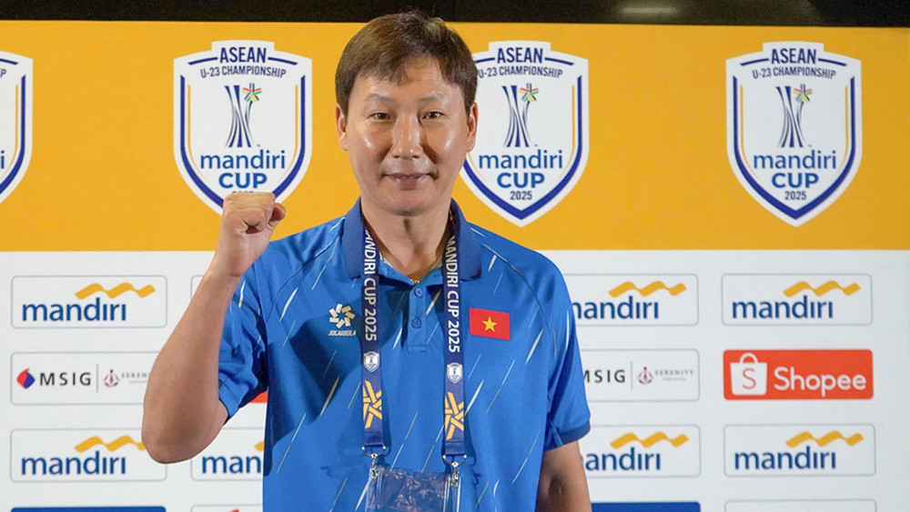 Huấn luyện viên Kim Sang Sik đặt niềm tin vào đội tuyển U23 Việt Nam. (Ảnh: VFF)