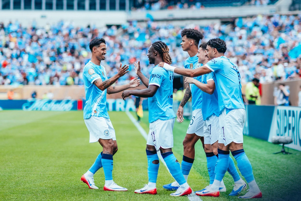 Man City giành vé vào vòng 16 đội mạnh nhất sau khi thắng 5-2 Juventus. (Ảnh: MCFC)