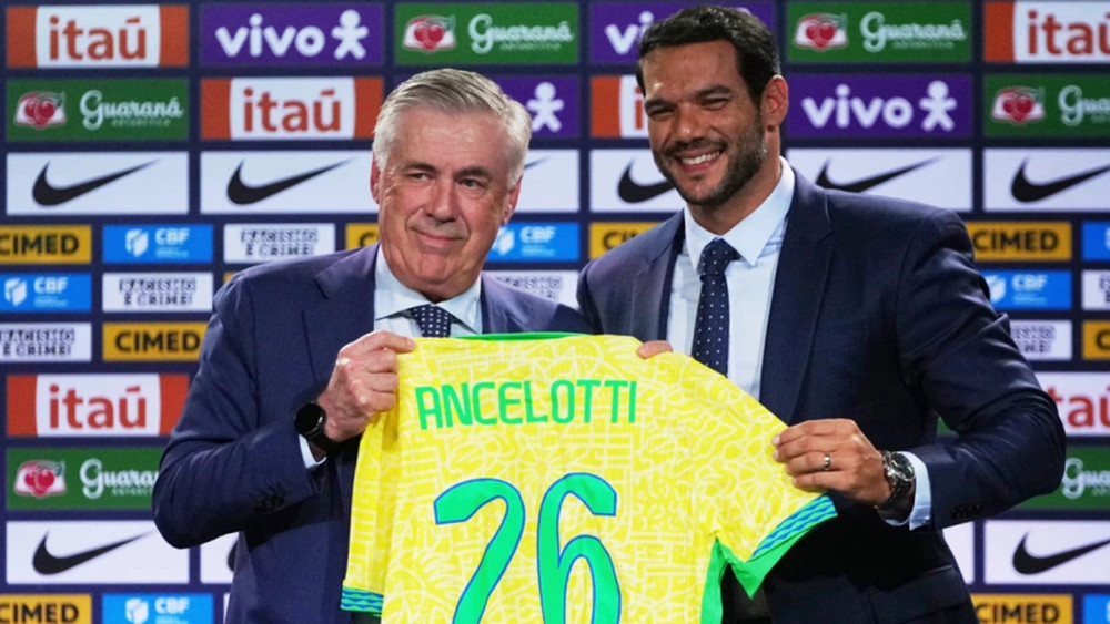 Ancelotti được kỳ vọng sẽ giúp Brazil vượt qua cơn khủng hoảng. (Ảnh: BFC)
