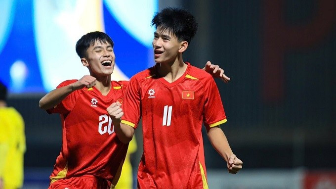 Thắng đậm U17 Malaysia, U17 Việt Nam giành vé dự Vòng chung kết U17 châu Á  2026 | Báo Nhân Dân điện tử