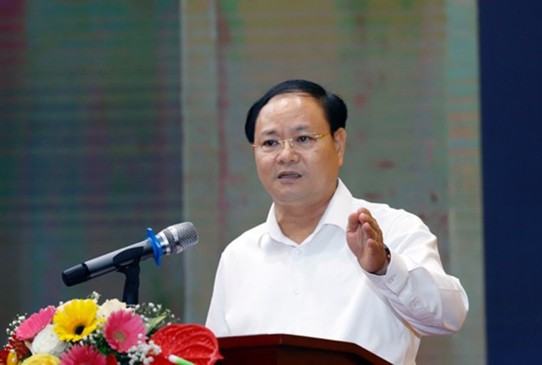 Thứ trưởng Lê Minh Ngân kết luận tại Hội nghị tập huấn toàn quốc về phân cấp, phân quyền trong lĩnh vực đất đai. hn2.jpg
