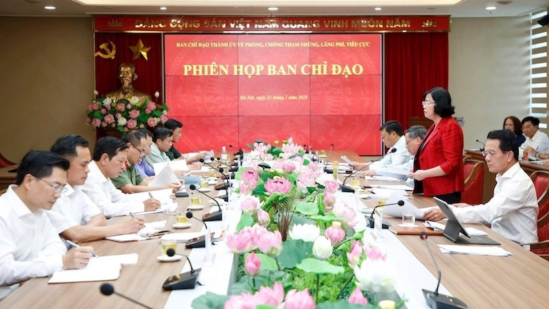 Quang cảnh hội nghị chiều 31/7.