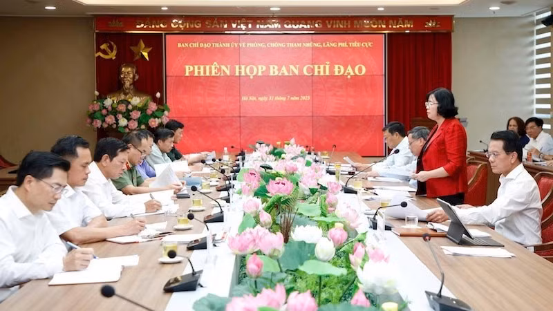 Quang cảnh hội nghị chiều 31/7.