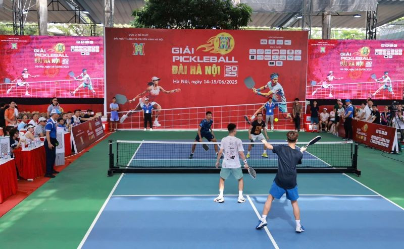 Giải Pickleball Đài Hà Nội 2025 quy tụ 598 vận động viên đăng ký thi đấu chính thức qua hệ thống vận hành giải và 48 vận động viên khách mời. be-mac-3.jpg