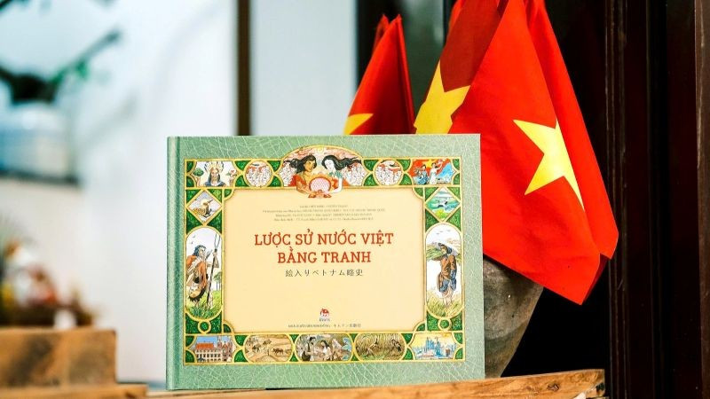 Cuốn sách là món quà quý báu dành cho trẻ em Việt Nam đang sinh sống tại Nhật Bản, giúp các em hiểu hơn về lịch sử và văn hóa dân tộc. ls3.jpg