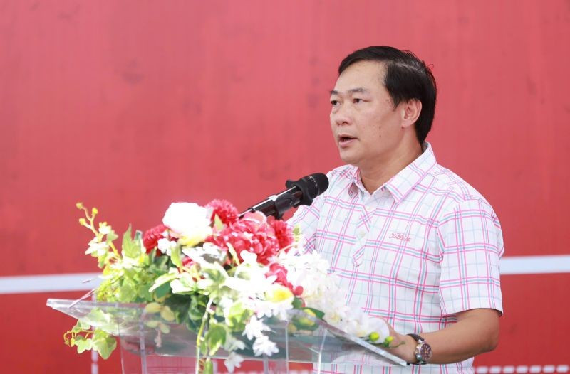 Ông Nguyễn Tiến Dũng, Phó Tổng giám đốc Đài Hà Nội phát biểu khai mạc Giải Pickleball Đài Hà Nội 2025. bc6e3e4e57e0e3bebaf1.jpg