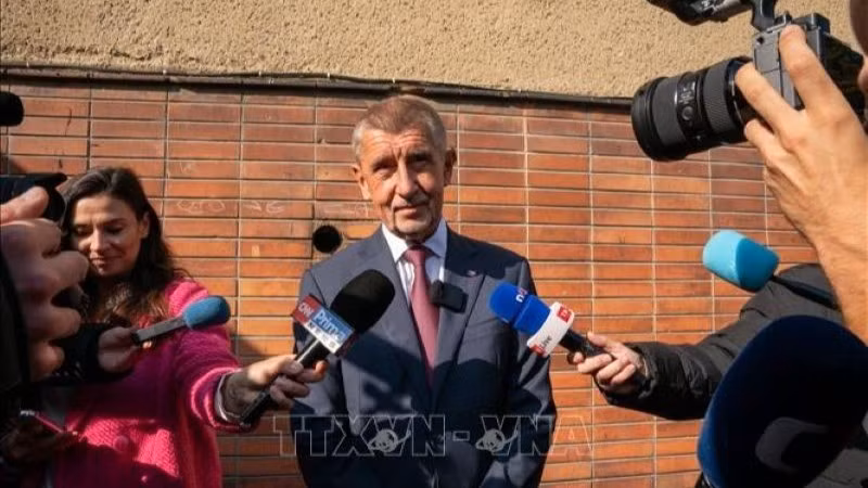 Cựu Thủ tướng Cộng hòa Séc Andrej Babis. (Ảnh: THX/TTXVN)
