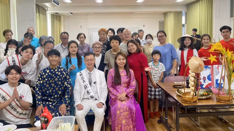 Chương trình giao lưu văn hóa-ẩm thực Việt Nam với chủ đề “Ẩm thực Việt Nam - sự khác biệt giữa miền bắc và miền nam” do chính quyền quận Ikuno tổ chức với sự đồng hành của Tổng hội Người Việt Nam vùng Kansai.