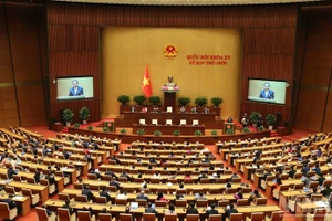 Toàn cảnh phiên bế mạc Kỳ họp thứ 9, Quốc hội khóa XV, ngày 27/6/2025. (Ảnh: DUY LINH)