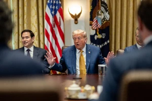 Tổng thống Mỹ Donald Trump chủ trì một cuộc họp Nội các ngày 9/7. (Ảnh: The White House)