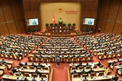 Toàn cảnh phiên khai mạc Kỳ họp thứ 9, Quốc hội khóa XV. (Ảnh: DUY LINH)