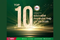 Bảo hiểm Agribank góp mặt trong Top 10 doanh nghiệp bảo hiểm phi nhân thọ uy tín nhất Việt Nam 2025