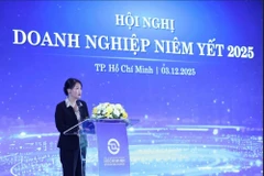 Bà Nguyễn Thị Việt Hà – Quyền Chủ tịch Sở Giao dịch Chứng khoán TP Hồ Chí Minh: 2025 là một năm đặc biệt, khi thị trường chứng khoán Việt Nam kỷ niệm tròn 25 năm chính thức đi vào hoạt động, đồng thời cũng là chặng đường 25 năm “Nâng giá trị, vững niềm tin” của HoSE.