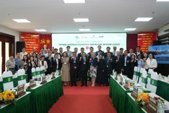 Toàn cảnh Lễ ra mắt Mạng lưới nông nghiệp bền vững Việt Nam-Australia (VASAN) tại Trường Đại học Nông Lâm TP Hồ Chí Minh.