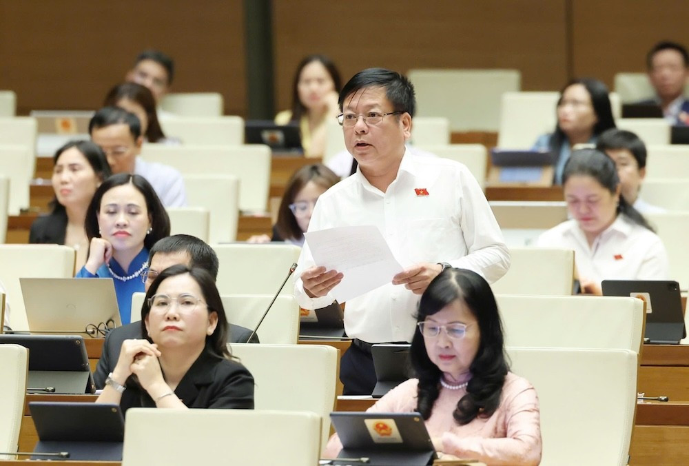 Đại biểu Nguyễn Trường Giang (Đoàn Đắk Nông). (Ảnh: DUY LINH) nguyen-truong-giang-dak-nong.jpg