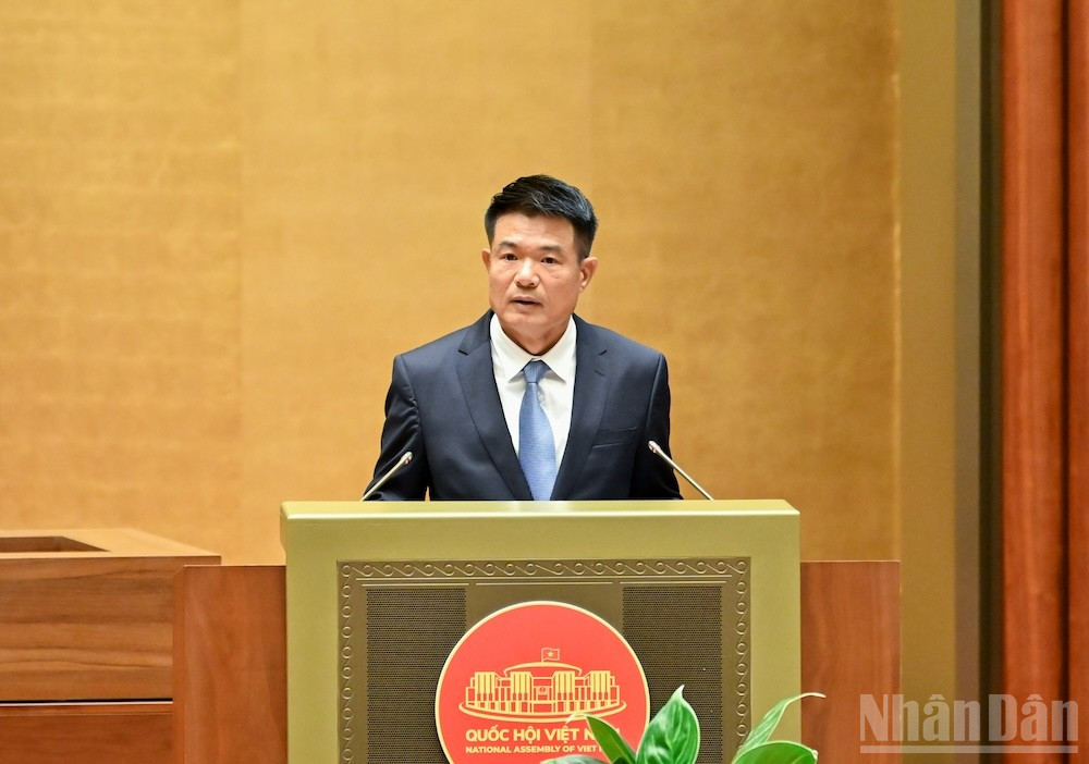Viện trưởng Viện Kiểm sát nhân dân tối cao Nguyễn Huy Tiến. (Ảnh: DUY LINH) ndo_br_vien-truong-vksnntc-nguyen-huy-tien.jpg