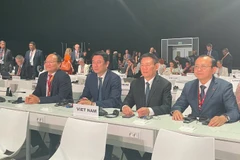 Phó Thủ tướng Hồ Đức Phớc tham dự lễ khai mạc Hội nghị FfD4 tại Sevilla, Tây Ban Nha. (Ảnh: Bộ Ngoại giao)