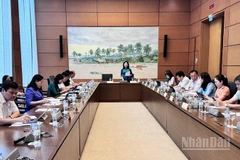 Quang cảnh phiên thảo luận tại Tổ 13 của Quốc hội, chiều 16/6/2025. (Ảnh: TRUNG HƯNG)