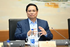 Thủ tướng Phạm Minh Chính phát biểu tại phiên thảo luận tổ của Quốc hội về dự thảo Văn kiện trình Đại hội XIV của Đảng, chiều 4/11/2025. (Ảnh: DUY LINH)