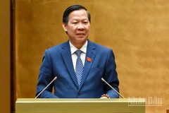 Chủ nhiệm Ủy ban Kinh tế và Tài chính của Quốc hội Phan Văn Mãi. (Ảnh: THỦY NGUYÊN)
