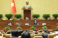 Bộ trưởng Giáo dục và Đào tạo Nguyễn Kim Sơn phát biểu. (Ảnh: DUY LINH)